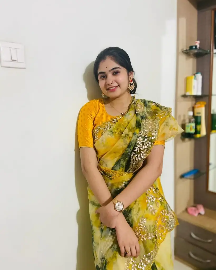 padmani Yellow Bandhni 