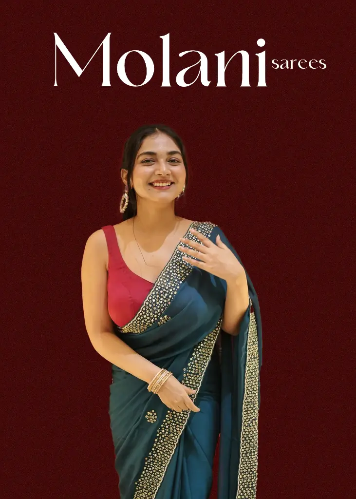 Molani Light screen blue Sarees 